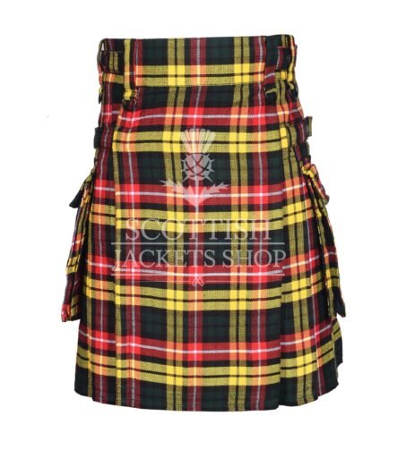 Buchanan Modern Tartan Utility Kilt