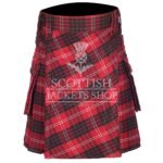 Crawford Tartan Bias Apron Tartan Utility Kilt