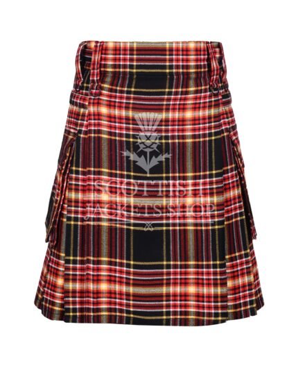 FIREFIGHTER Tartan Utility Kilt