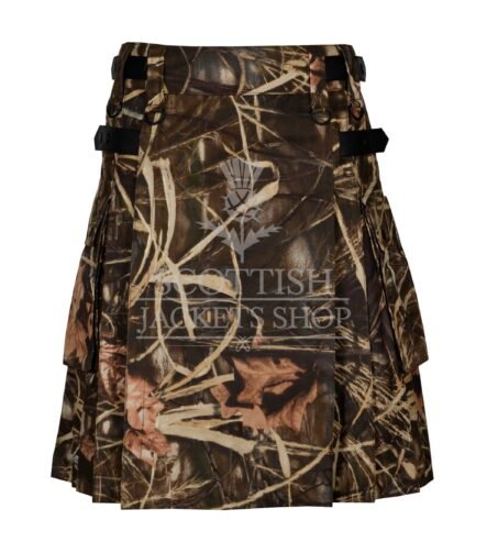 Jungle Camo Cotton Utility Kilt
