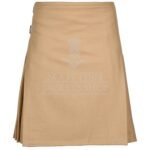 Khaki Wool 8 yard Kilt