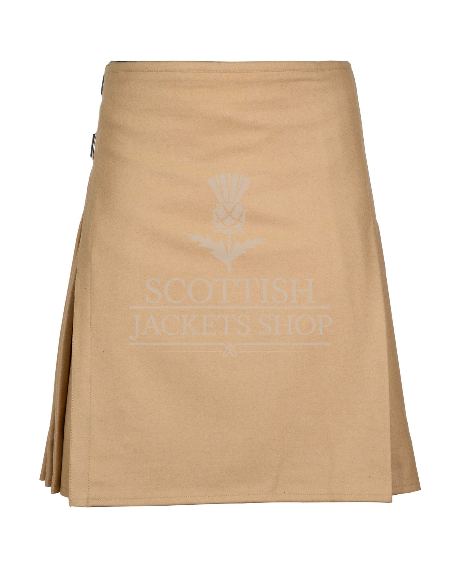 Khaki Wool Kilt (1)