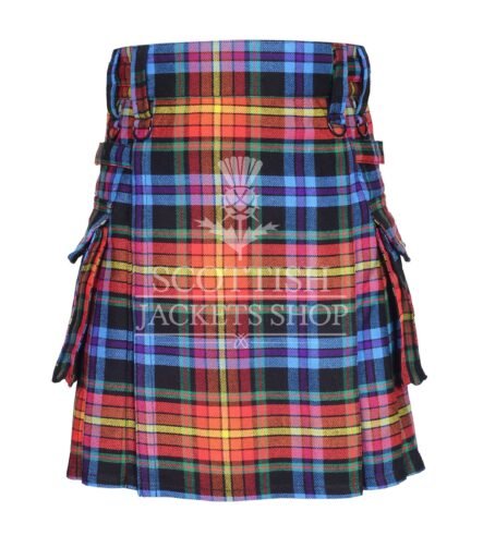 LGBTQ Pride Tartan Utility Kilt