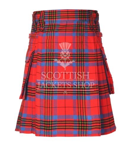 Leslie Red Ancient Tartan Utility Kilt