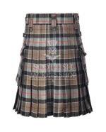 Leslie Weathered Tartan Utility Kilt