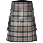 Leslie Weathered Tartan Utility Kilt