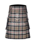 Leslie Weathered Tartan Utility Kilt