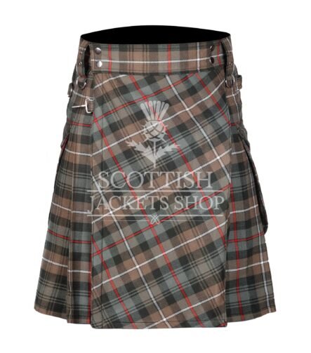 Mackenzie Weathered Tartan Utility Kilt