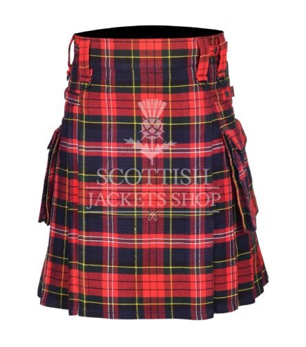 Macpherson Modern Tartan Utility Kilt