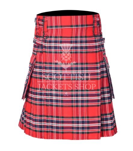 Macrae Red Tartan Utility Kilt