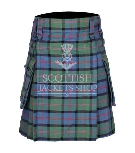 Macthomas Ancient Tartan Utility Kilt