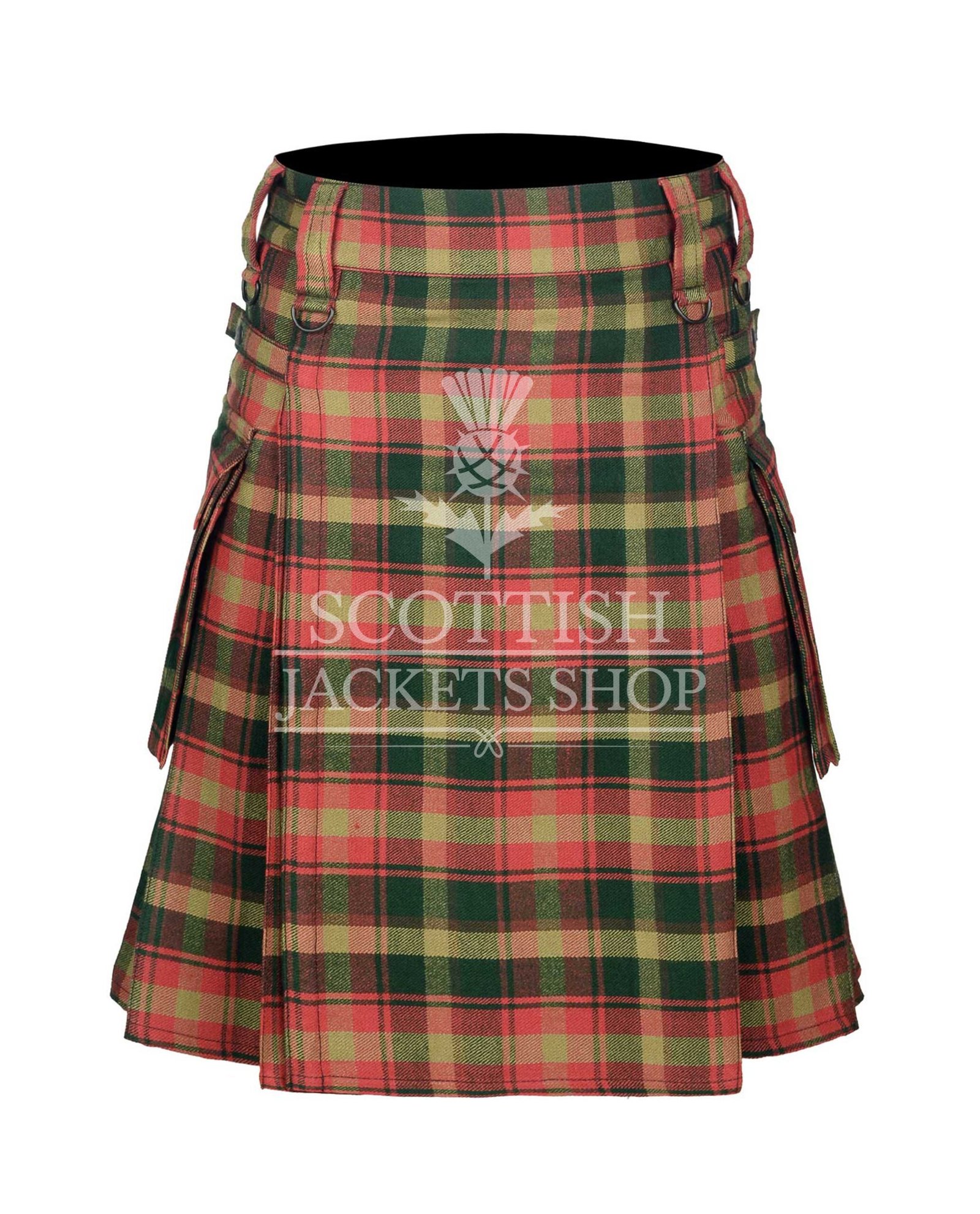 Maple Leaf (4) Maple Leaf Tartan Utility Kilt
