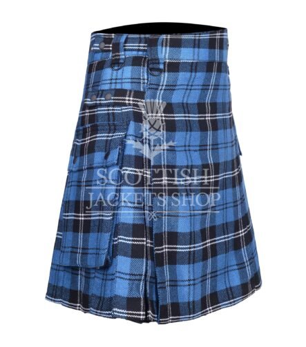 Ramsay Blue Ancient Tartan Utility Kilt