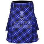 Ramsay Blue Tartan Utility Kilt