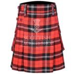 Ramsay Red Tartan Utility Kilt