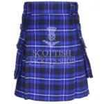 Ramsey Blue Tartan Utility Kilt