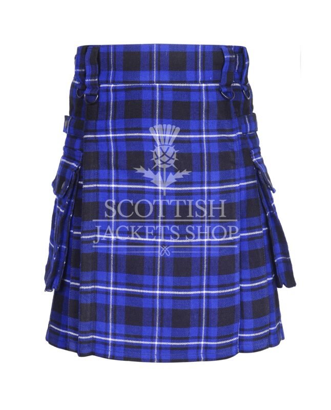 Ramsey Blue Tartan Utility Kilt