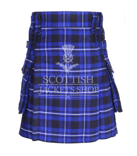 Ramsey Blue Tartan Utility Kilt