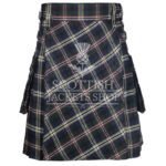 Scott Green Bias Apron Tartan Utility Kilt