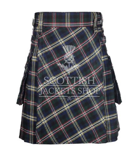Scott Green Bias Apron Tartan Utility Kilt