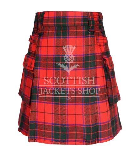 Scottish Rose Tartan Utility Kilt