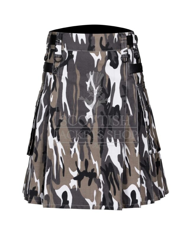 Urban Camo Cotton Utility Kilt