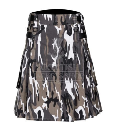 Urban Camo Cotton Utility Kilt