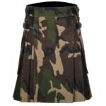 Army Camo Cotton Utility Kilt