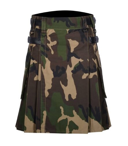 Army Camo Cotton Utility Kilt