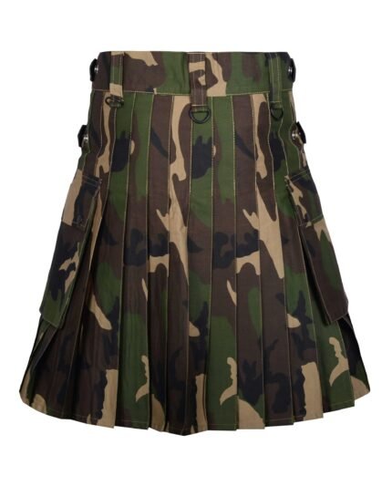 Army Camo Cotton Utility Kilt