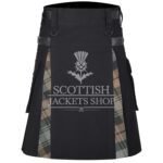 Black Watch Weathered Tartan Hybrid Kilt