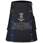 Douglas Blue Tartan Hybrid Kilt