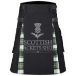 Drummond of perth Dress Green Tartan Hybrid Kilt