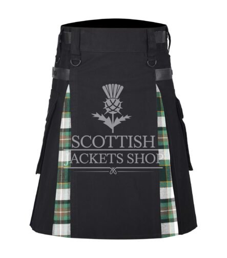 Drummond of perth Dress Green Tartan Hybrid Kilt