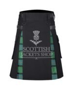 Flower of Scotland Tartan Hybrid Kilt