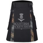 Gordon Weathered Tartan Hybrid Kilt