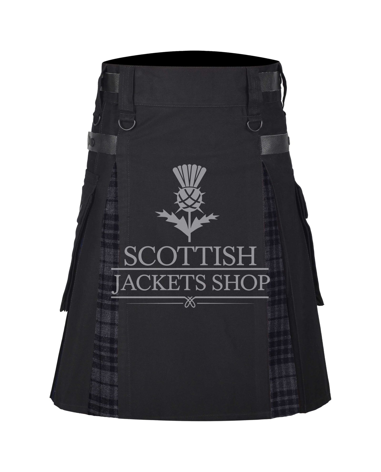 Gray-Watch-Tartan Gray Watch Tartan Hybrid Kilt