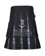 Grey Watch Tartan Hybrid Kilt