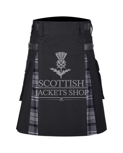 Hamilton Gray Tartan Hybrid Kilt
