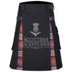 Irish Beer Tartan Hybrid Kilt