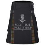 Kennedy Weathered Tartan hybrid kilt