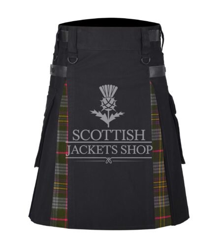 Kennedy Weathered Tartan hybrid kilt