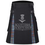 Kerry tartan hybrid kilt