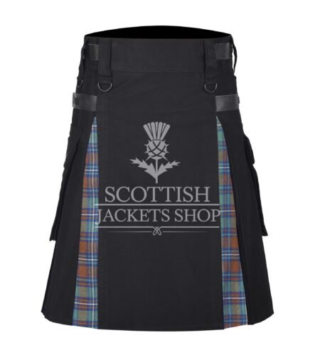 Kerry tartan hybrid kilt