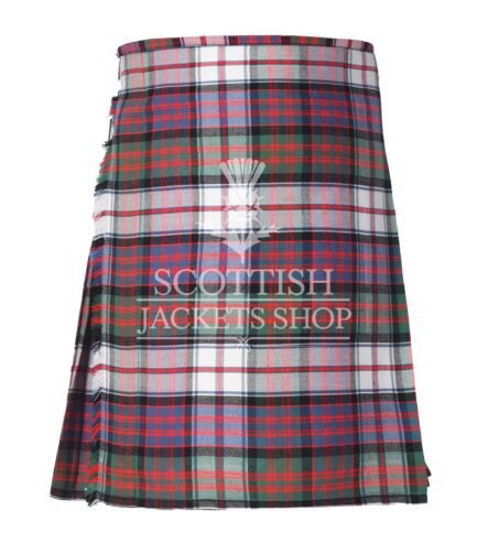 Macdonald Dress Ancient Tartan 8 Yard Kilt