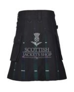 Macdonald of the Isles Tartan Hybrid kilt