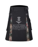 Mackenzie Weathered Tartan Hybrid Kilt