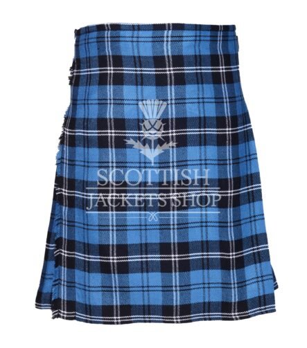 Ramsey Blue Hunting Tartan 8 Yard Kilt