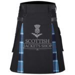 US Navy Tartan Hybrid Kilt