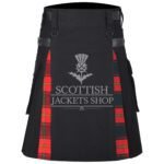 Ulster Red Modern Tartan Hybrid Kilt